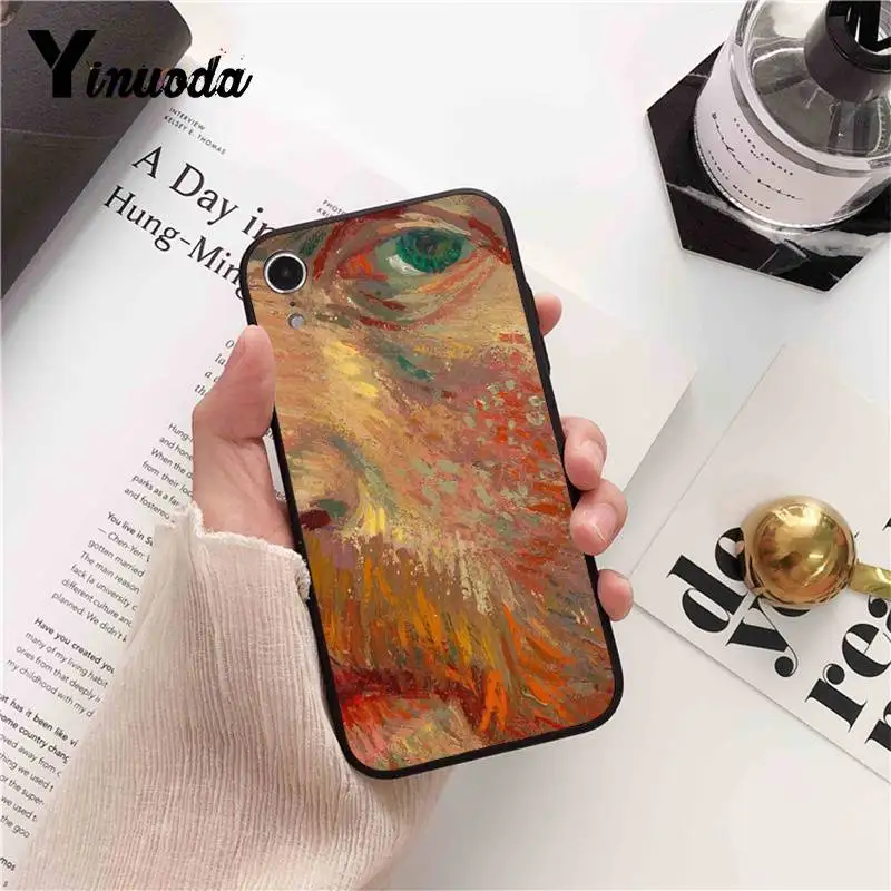 Yinuoda Ван Гог ТАРДИС силиконовый чехол для телефона iPhone X XS MAX 6 6S 7 7plus 8 8Plus 5 5S XR 11 pro max