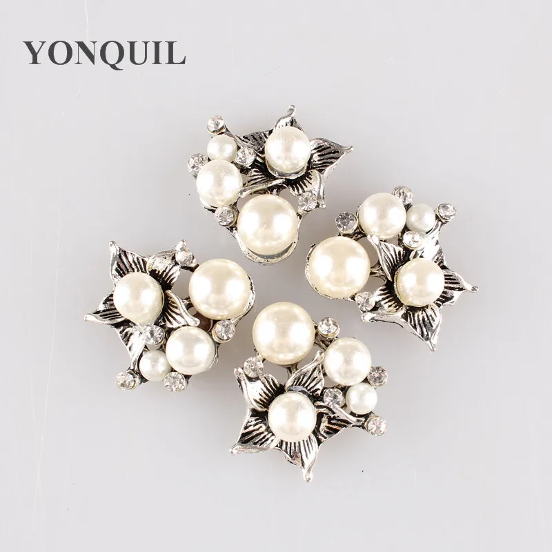 Винтажное платочное платье, шляпка, жемчужные аксессуары, свадебные фасцинаторы, декоративные белые кристальные шпильки для волос, букет из стразов, броши MYQB094 on.