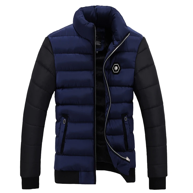 TANGNEST 2019 зимняя модная мужская куртка Теплое повседневное Мужское пальто Лидер
