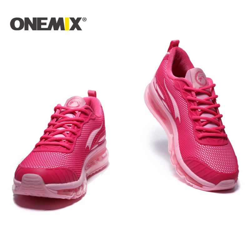 Женские беговые кроссовки ONEMIX спортивные с воздушной подушкой Дышащие Беговые