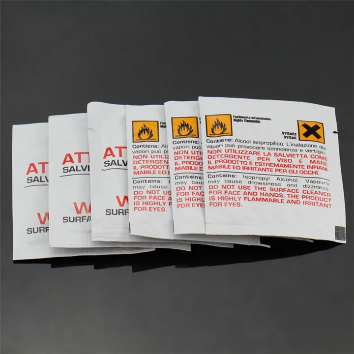 40 шт./кор. волокна ткань для очистки алкоголя влажной тканью беспылевая бумага