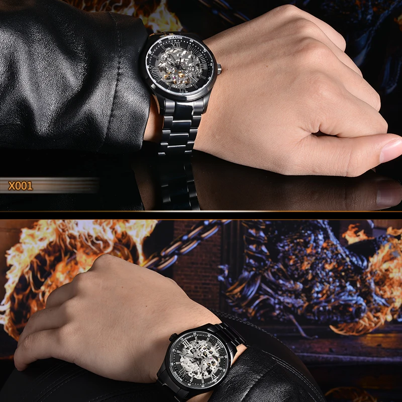 Orologi meccanici automatici Uomo мужские полые механические часы лучший бренд класса люкс