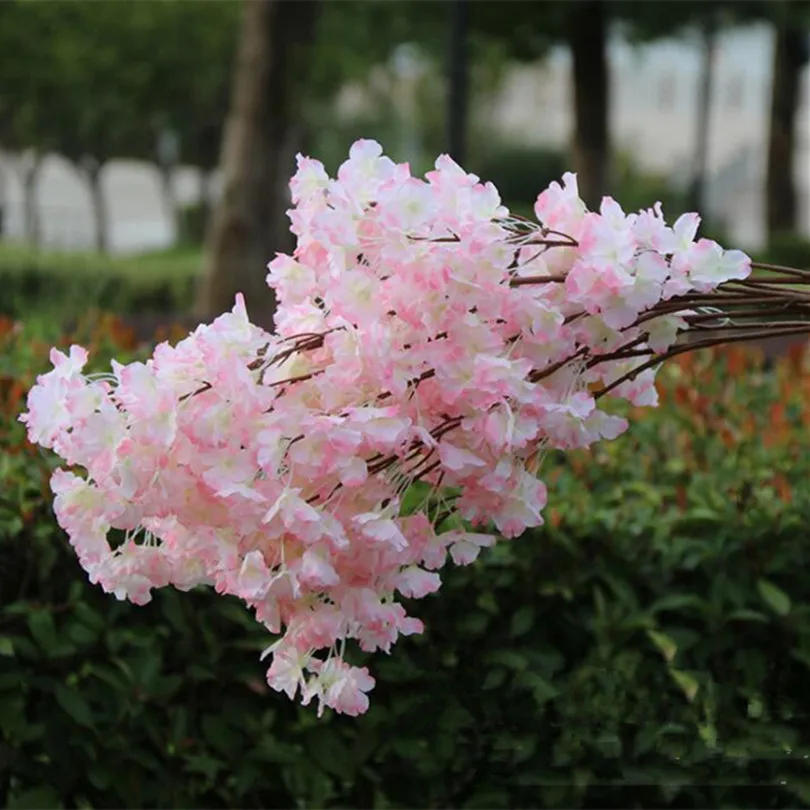 5 шт. искусственные жемчужные цветы 95 см|decorative flowers|cherry blossomflower flower |