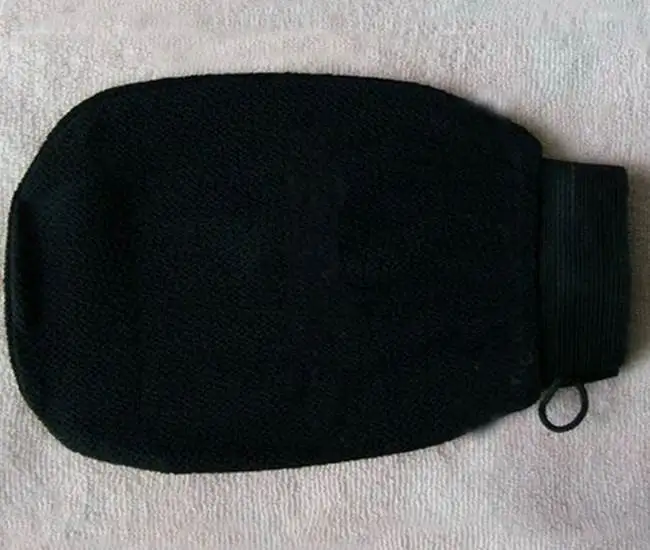 1 шт. черные перчатки для ванной Марокканская Хаммам душа Волшебная рукавица