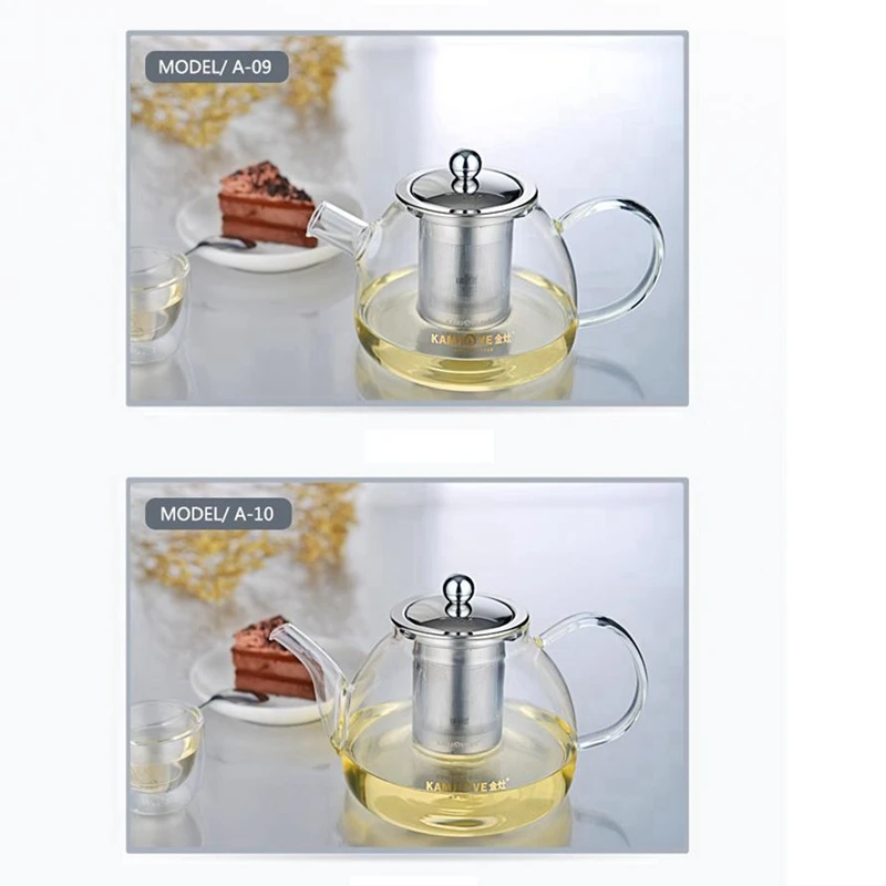 Filter flower teapot tea cup pot elegant glass set Stainless steel filter | Дом и сад