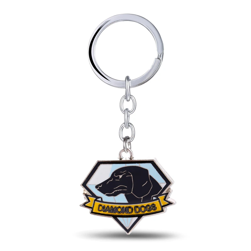 J Store Gear Solid V the Phantom Pain Dogs of War Logo брелок металлический 3D подвесной подарок