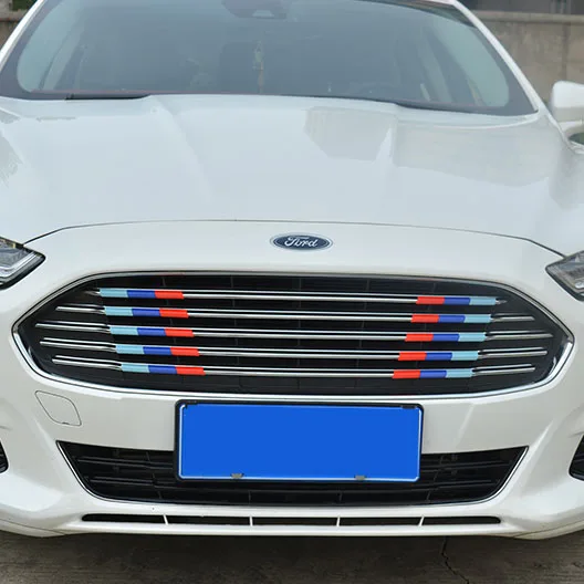Автомобильная наклейка на решетку радиатора для Ford Focus Mondeo 15 18 цветная трехмерная