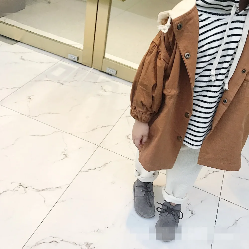 2018 Детское пальто с капюшоном Осенняя мода Детская трендовая Куртки одежда | Мать