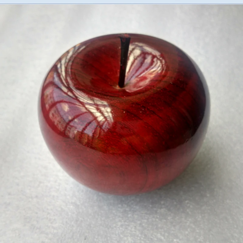 Массив дерева яблоко домашние декоративные художественные статуэтки миниатюры