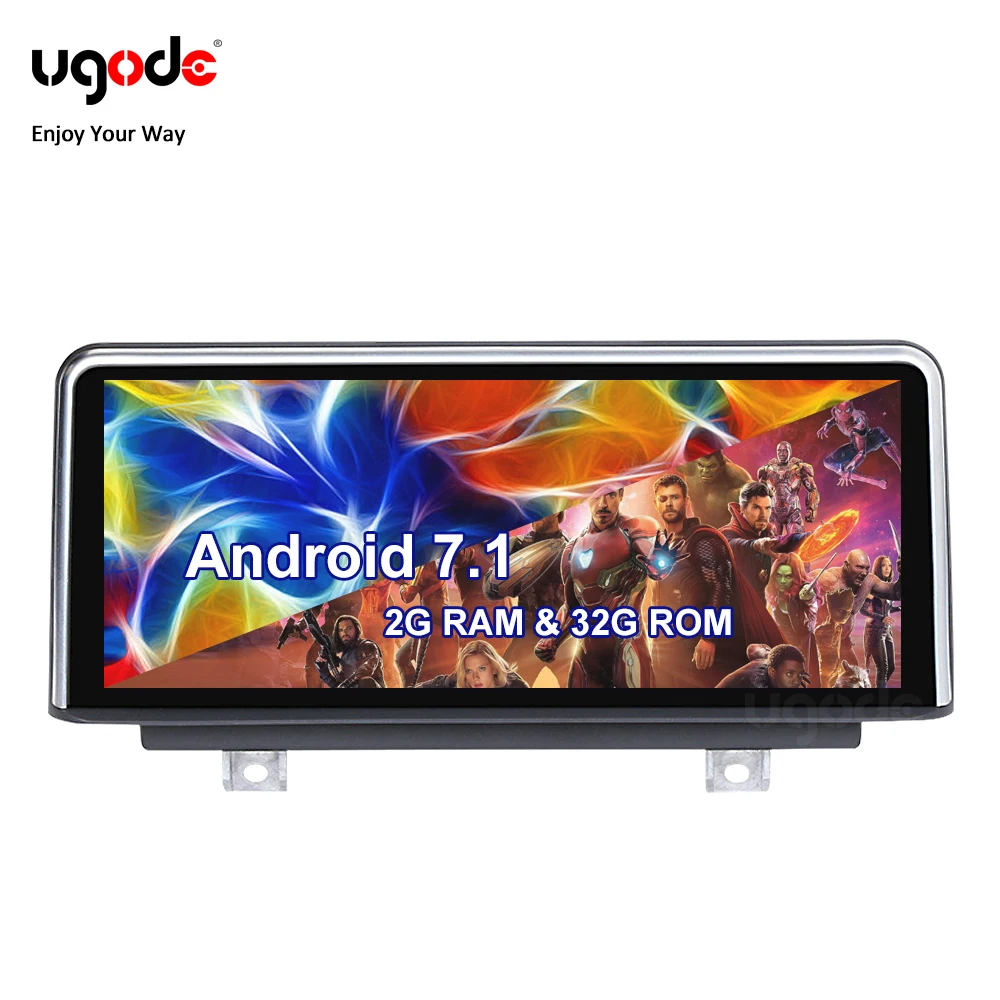 Ugode Android 7 1 Автомобильная навигационная система GPS стерео 10 25 &quotIPS экран для BMW 3