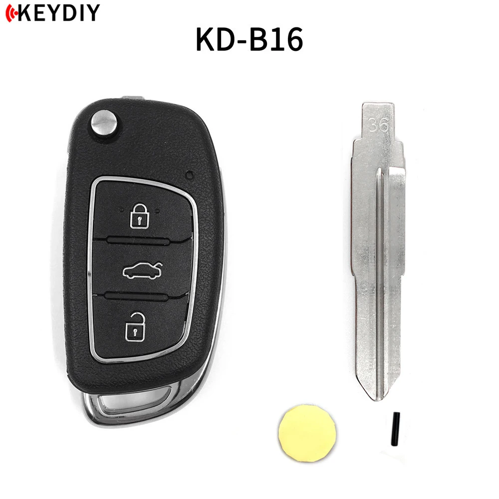 Автомобильный ключ KEYDIY KD B16 для Hyundai KD900/KD мини программатор ключей серии B пульт