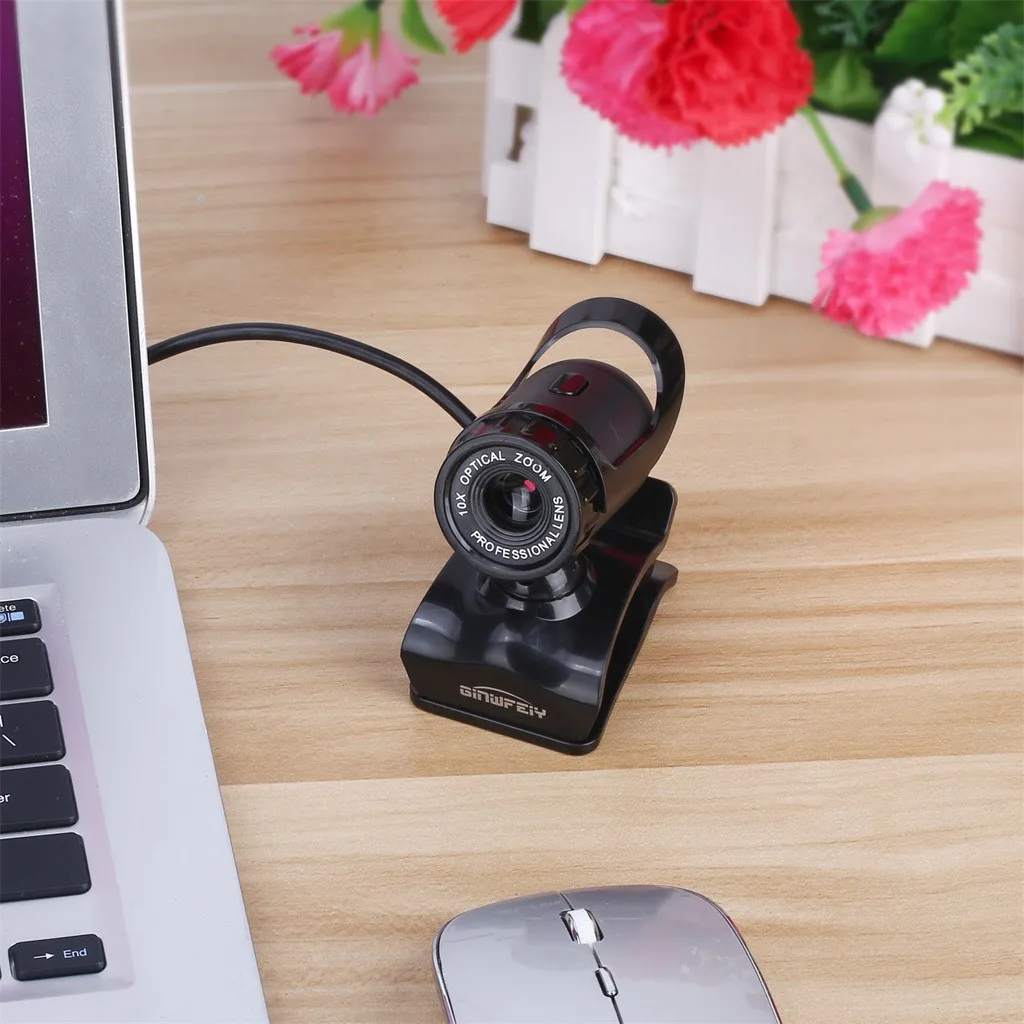 CARPRIE веб-камера USB высокой четкости веб-камера Веб-камера 360 градусов микрофон клип-на для Youtube компьютер ПК ноутбук камера для ноутбука