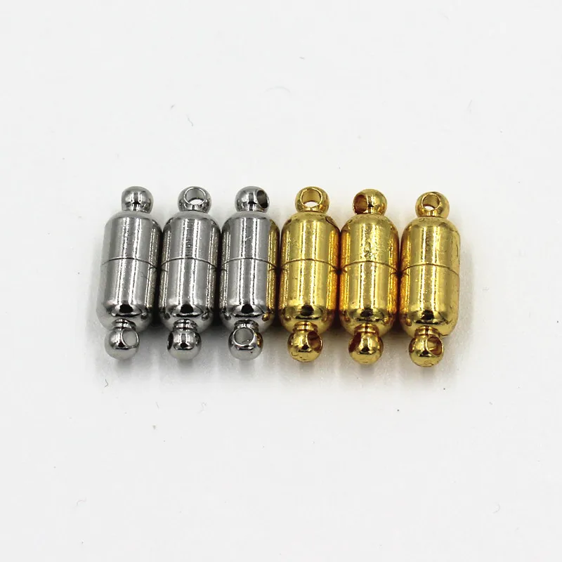 Золото/Никель покрытием магнитные застежки кожаные cord Jewelry Findings 5 шт.|jewelry