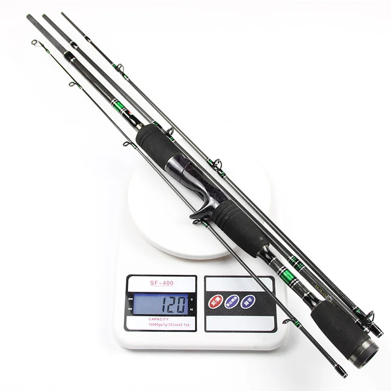 Cheap Fishing Rods 1.98m travel spinning casting Carbon Fiber Rod pole carp lure canne a peche baitcasting rod | Спорт и развлечения