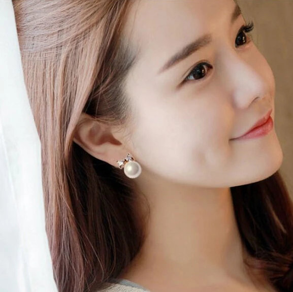 10 шт. Женщина девушка Корея горячие моды серьги женский темперамент алмазов