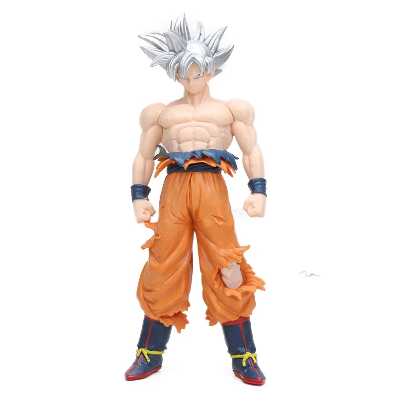 26-43 см большой супер-большой Saiyanman Сон Гоку ПВХ Фигурки фигурка Dragon Ball Z Gokou Коллекционная фигурка дракона - Цвет: 30cm sliver goku