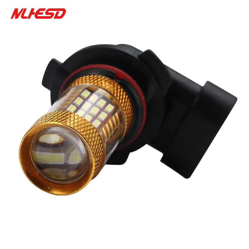 2X HB4 9005 9006 60SMD 4014 Cree чип с объективом супер белый светодиодный лампы 6000K AC12V/24V 15W