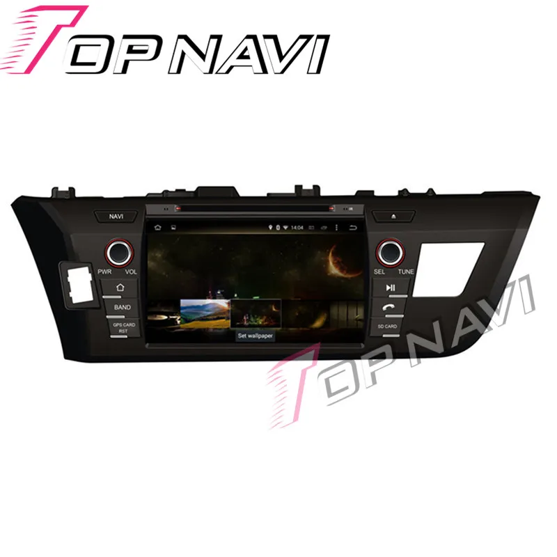 Topnavi Octa Core Android 8 0 Автомобильный GPS навигатор для TOYOTA Corolla/Levin 2013 автомобильный DVD