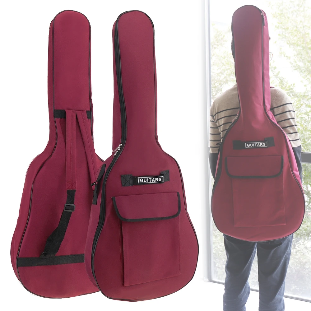 40/41 дюймовый чехол из ткани Оксфорд для гитары Gig Bag с двойными лямками 5 мм