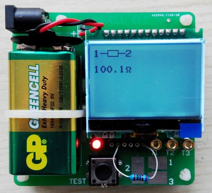Тестер транзисторов индуктивно конденсаторный ESR метр MG328 Многофункциональный
