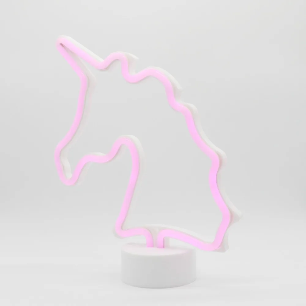 Светодиодный неоновый ночник TONGER Настольный светильник с аккумулятором и