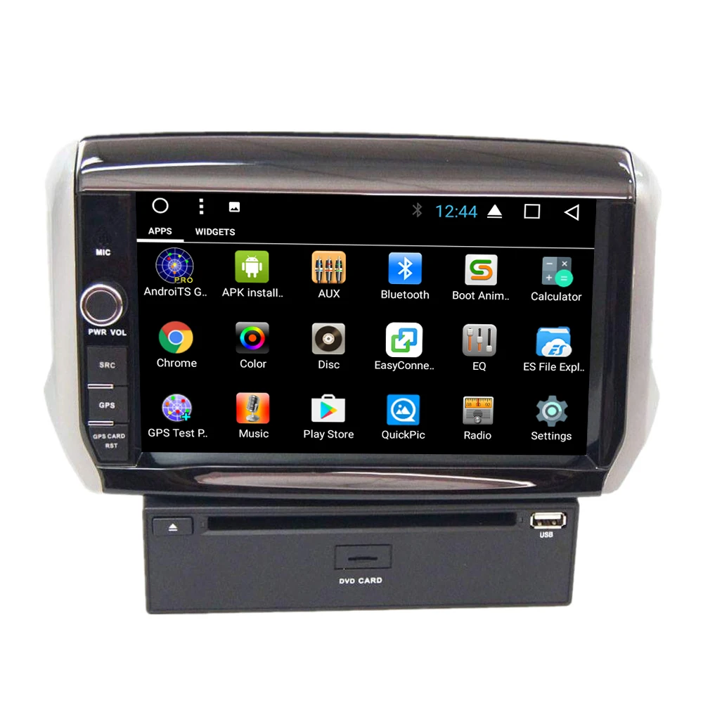 Поддержка Apple Carplay Android8.1 автомобильный Радио gps Мультимедиа dvd-плеер для peugeot 208 2008 2013 Авто Navi Стерео