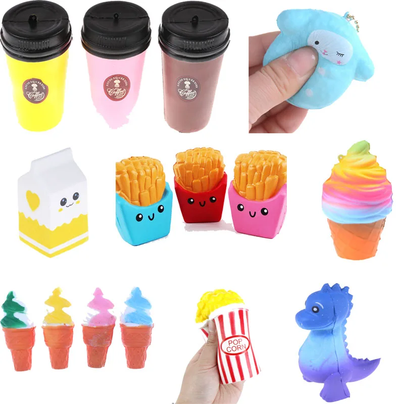 Горячая Распродажа Смешные сжимаемые игрушки для молока лошади имитация