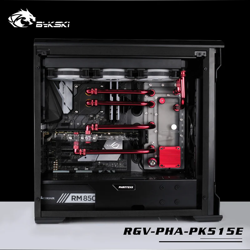 Акриловая доска BYKSKI набор растворов водных каналов для PHANTEKS 515E чехол/комплект