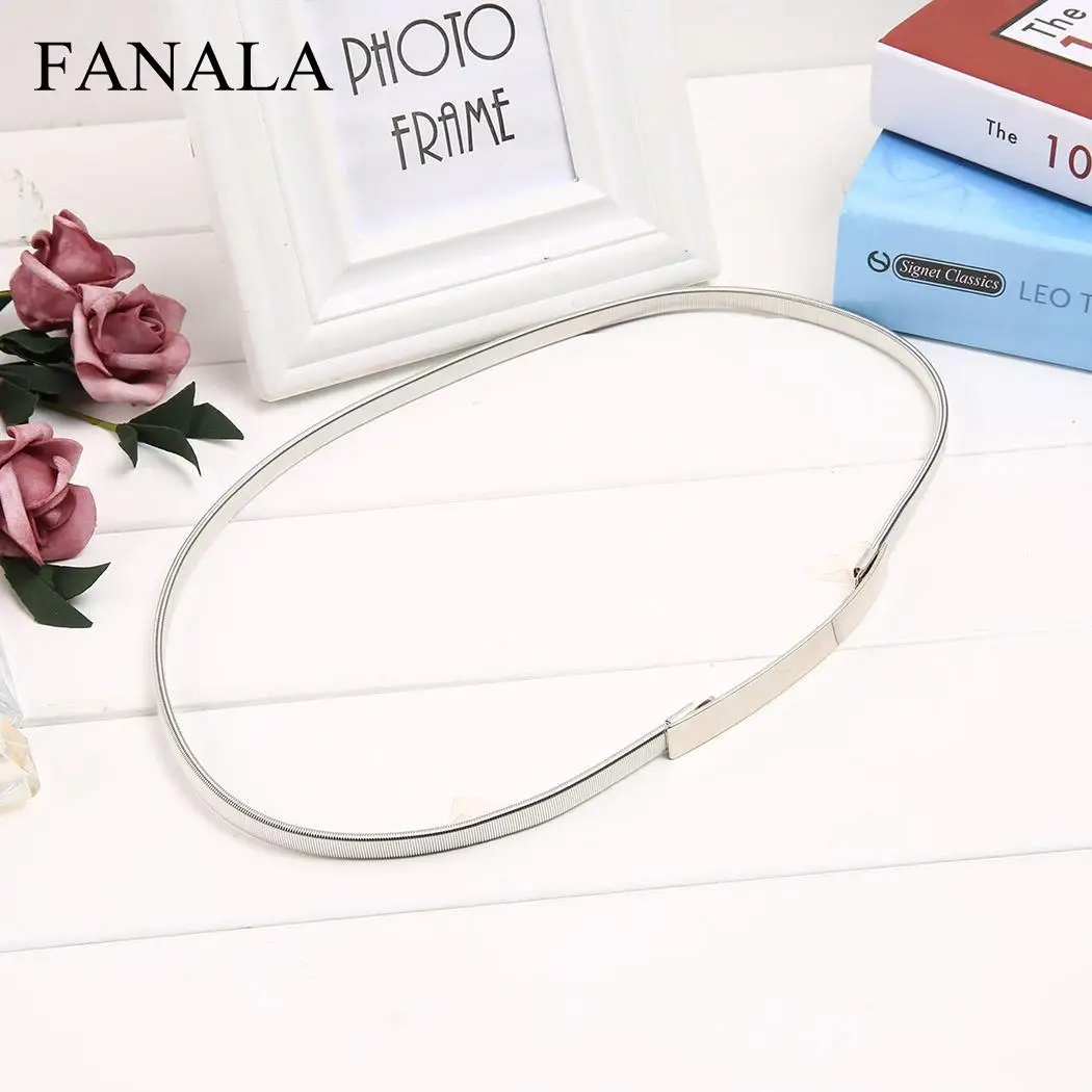 Женский Золотой Длинный эластичный пояс для вечеринки 76 см на ремешке Новый