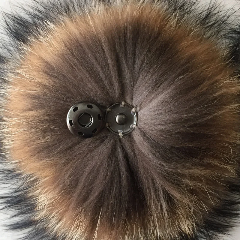 Бесплатная доставка 15 16 см 100% детской меховой брелок зимние шапки помпон для