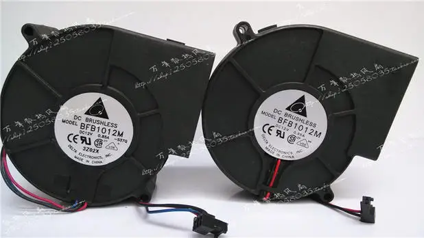 Бесплатная доставка оригинальный Delta BFB1012M 9733 9 см 12 В 0.85A 97*97*33 мм двойной шариковый