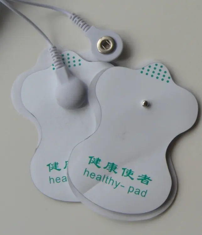 50 шт./лот health herard белые электродные подушечки патч для десятков EMS иглоукалывание, массажер для похудения, цифровой терапевтический массаж машины
