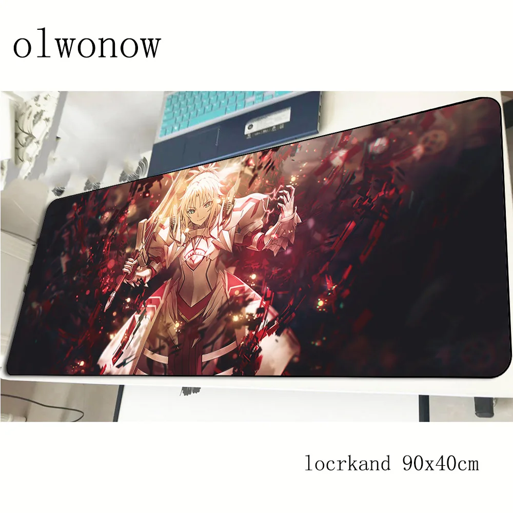 Fate Apocrypha коврик для мыши с изображением 90x40 см новинка игровой геймер толстый игра