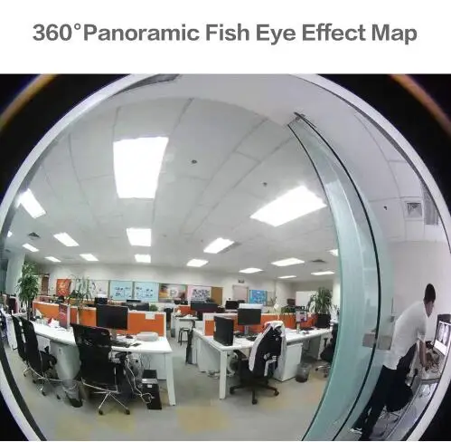 Беспроводная ip камера 1080P с лампочкой 3 0 MP 360 градусов панорамная видеонаблюдения