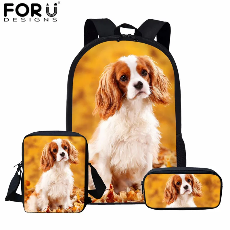 FORUDESIGNS/Милая школьная сумка для девочек и мальчиков с изображением короля