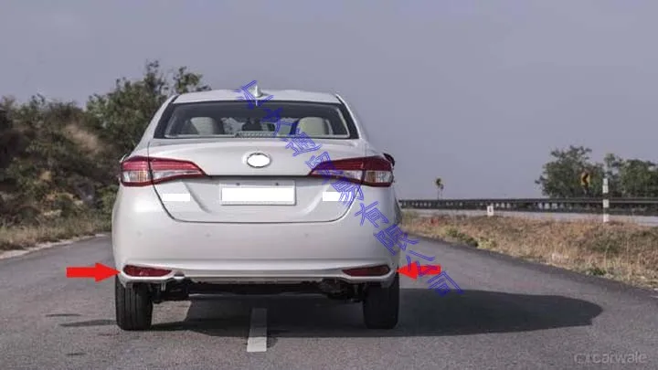Украшение для автомобиля Toyota VIOS 2019 хромированный задний отражатель из
