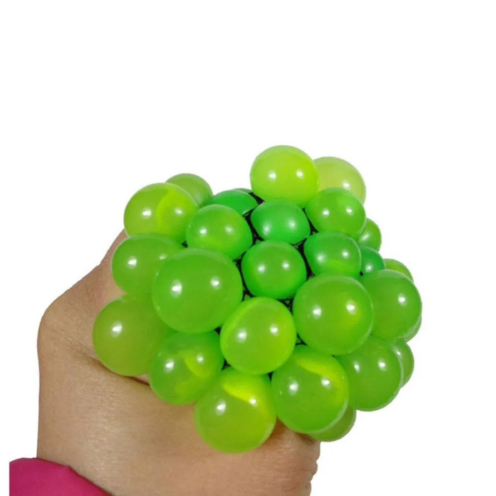 Hand Grips Funny Design Children Adult Anti Stress Relieve Grape Ball Natural Rubber Decompression Squeeze Toys for Joke | Спорт и