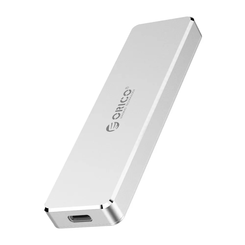 ORICO M.2 SSD корпус 10 Гбит/с Поддержка UASP протокол USB3.1 Gen2 type-C Mini SSD Чехол-зажим/Push-open type с кабелем type-C