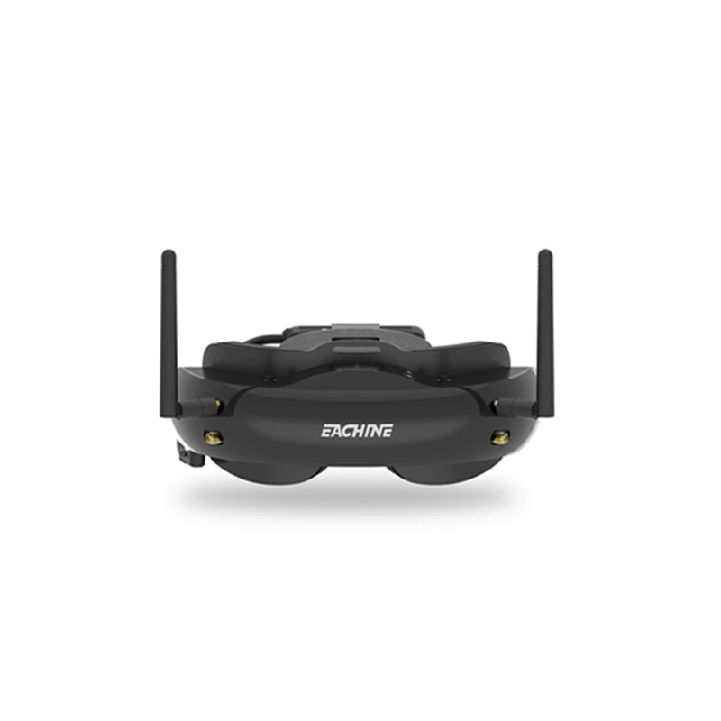 Black Eachine EV200D 1280*720 5,8G 72CH истинное разнообразие FPV очки HD порт в 2D/3D встроенный DVR для RC Гонки FPV Дрон часть - Цвет: Black