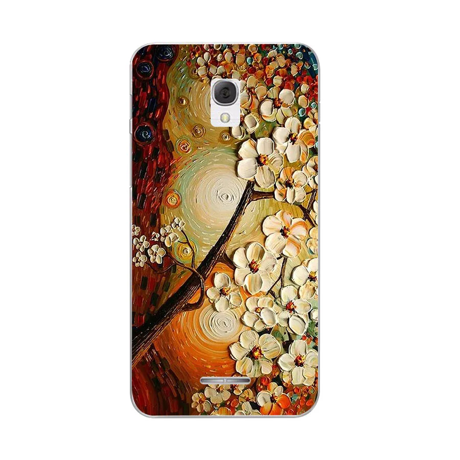 Окрашенный чехол для Alcatel One Touch Pop Star 3G OT5022 5022D 5 0 дюймов Мягкий силиконовый из ТПУ