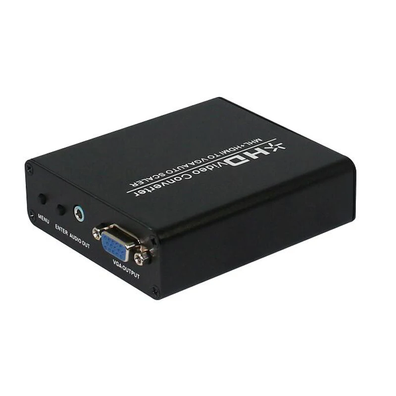 Преобразователь 1080P HDMI в VGA скалер с функцией декодирования HDCP вход + аудиовыход