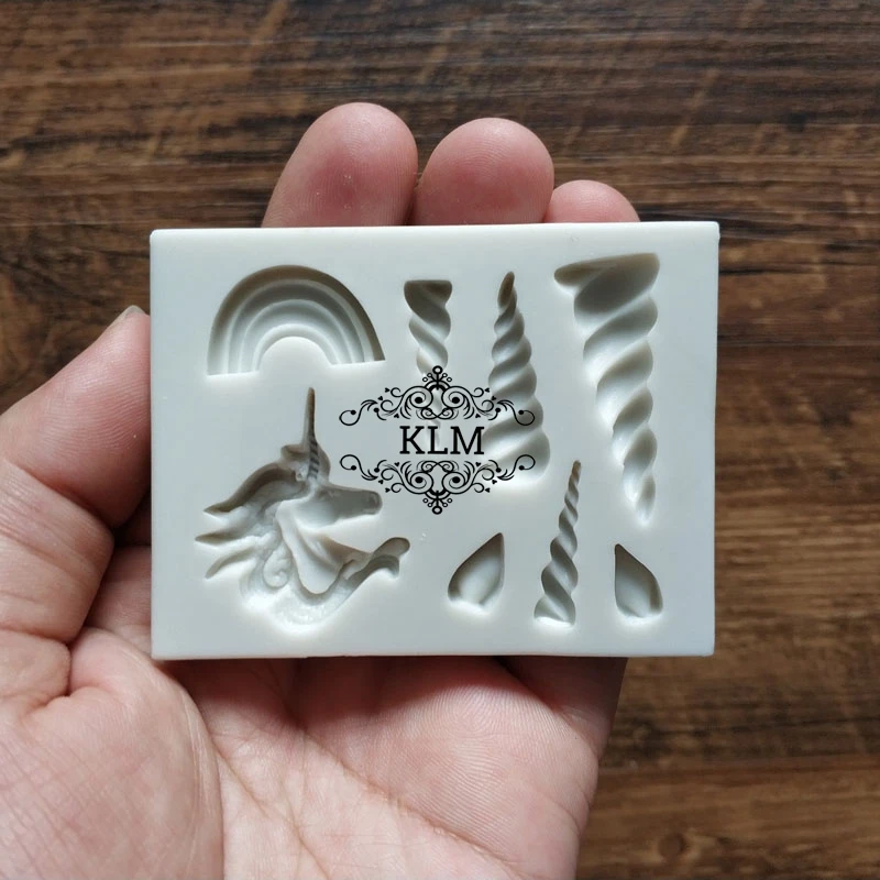New Unicorn Accessories Silicone Fondant Mould | Дом и сад
