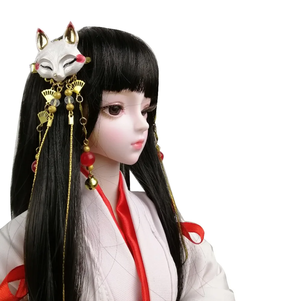 Шарнирная кукла EVA BJD 1/3 японские ведьмы 62 см кимоно шарнирные куклы с SD шариками