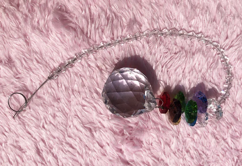Люстра кристаллы призмы Радуга Octogon чакра Suncatcher набор из 10|set of|set 10suncatcher crystals |