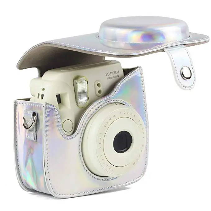 Чехол для Камеры Fujifilm Instax Mini качественная сумка через плечо из искусственной кожи с ремешком для Fuji Instax Mini 9, Instax Mini 8