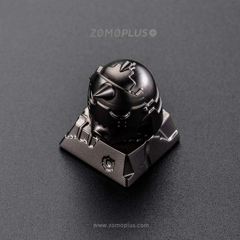 Zomo Стальной алхимик Альфонс Элрик Armor Artisan Keycap CNC Анодированный Алюминиевый