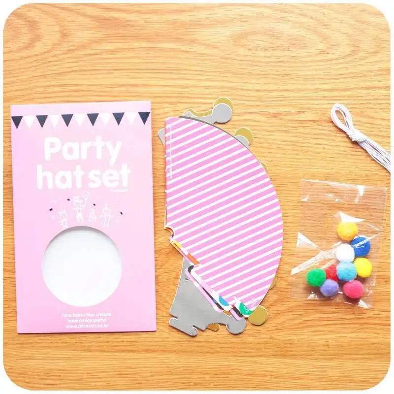 11 шт./компл. партии Празднование корейские милые Шляпы день рождения шляпа