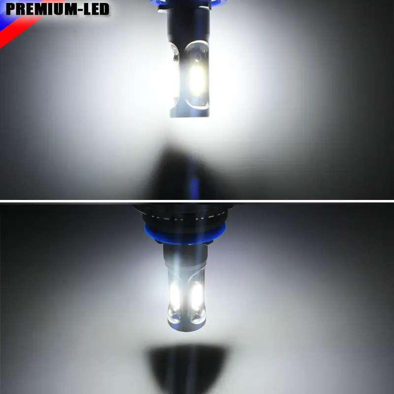 High Power LED Лампы Фар H4 9003 HB2 6000 К Белый для Дальнего света DRL Огней или