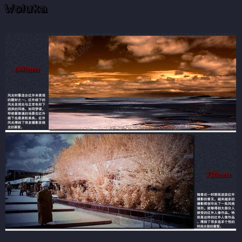 55 мм инфракрасный фильтр набор фильтров для фотокамеры ИК-фильтр чехол объектив