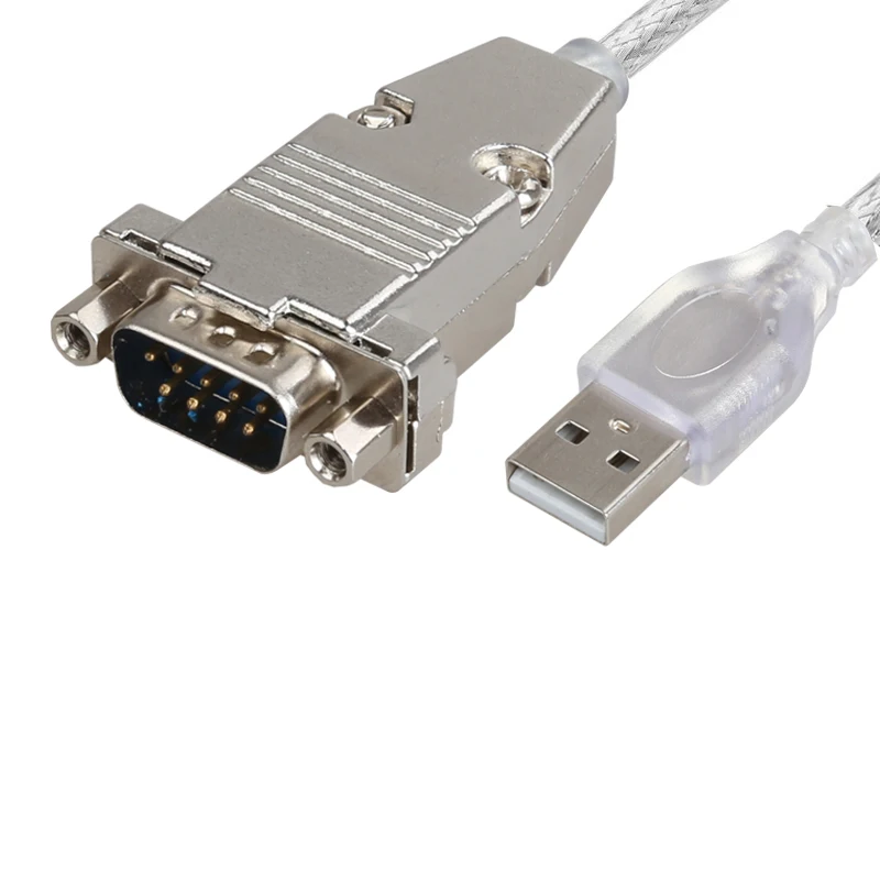 Высококачественный переходник с USB на RS232 DB9 последовательным кабелем чипсетом